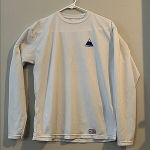Sugar Loaf Boys XL Long-Sleeve Crewneck Performance Shirt - White